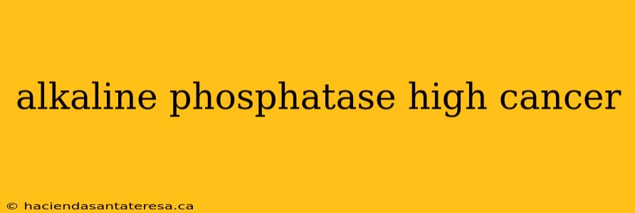 alkaline phosphatase high cancer