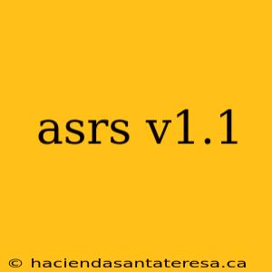 asrs v1.1