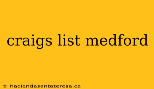 craigs list medford