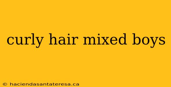 curly hair mixed boys