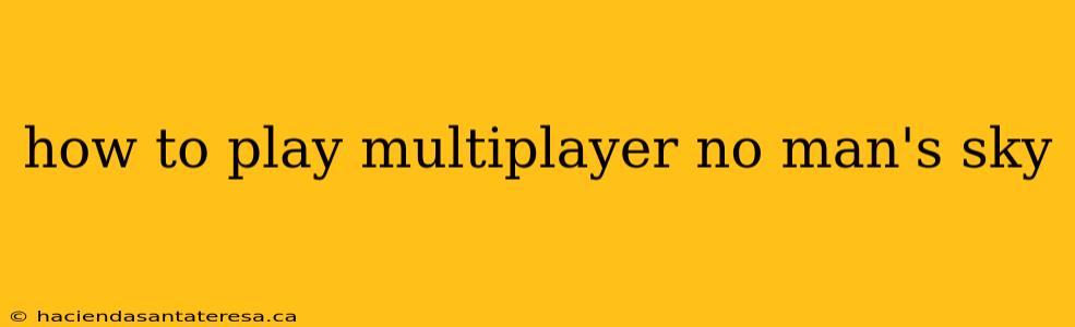how to play multiplayer no man's sky