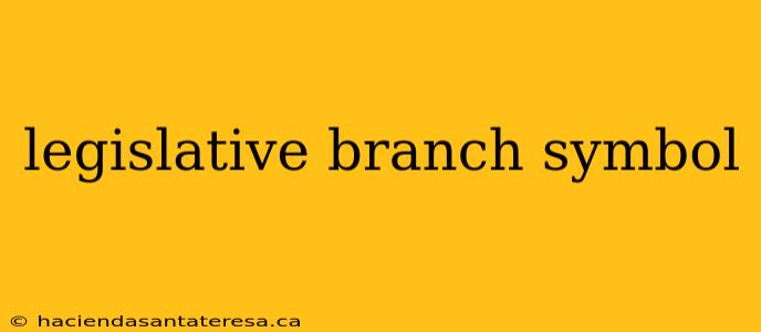 legislative branch symbol