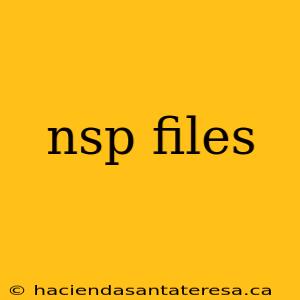 nsp files