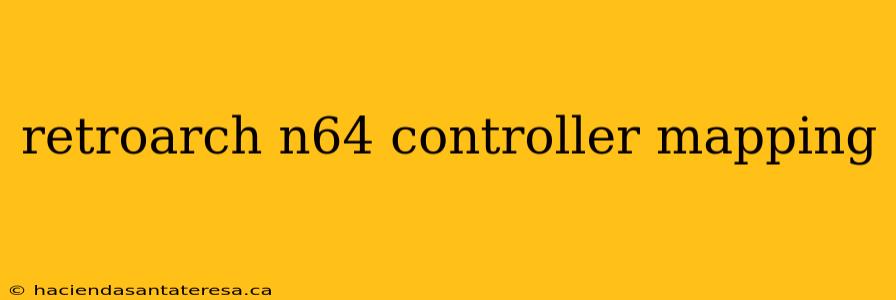 retroarch n64 controller mapping