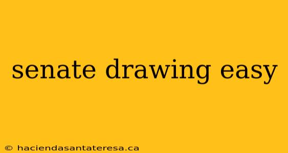 senate drawing easy