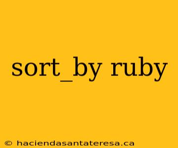 sort_by ruby