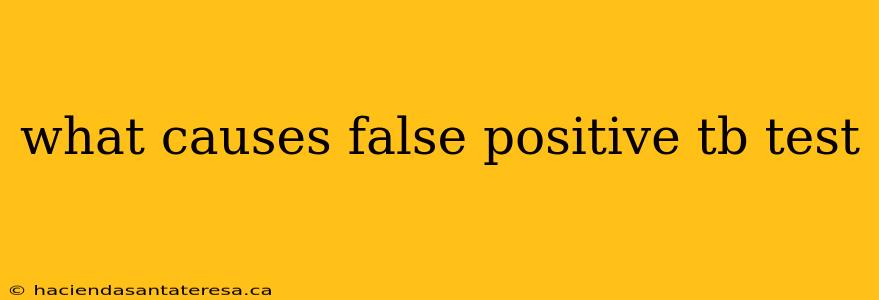 what causes false positive tb test