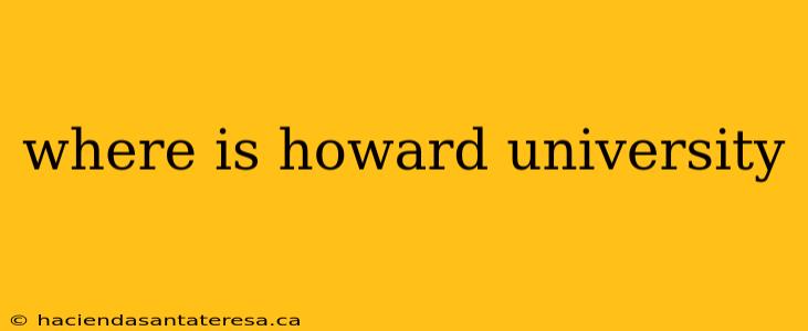 where is howard university